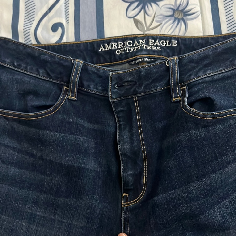 Like new AE American Eagle high rise jegging jeans - 14 short